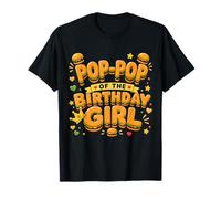 Pop-Pop of The Birthday Girl Burger Party Theme Camiseta