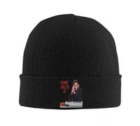 Pop Singer Johnny Hallyday Gorros de Punto Gorros de otoño e Invierno Gorra de Calle cálida para Hombres Mujeres