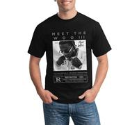 Pop Smoke Meet The Woo Fashion Celebrity Summer Unisex 100% Cotton Short-Sleeve T-Shirts Black M