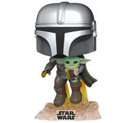 Pop Star Wars The Mandalorian Mando Flying with Jetpack Standard