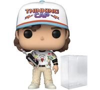 POP [Stranger Things - Dustin Henderson Temporada 4 Funko Figura de vinilo (incluye funda protectora de caja compatible), multicolor, 3.75 pulgadas