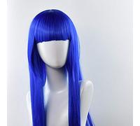 POP TEAM EPIC Popko 35cm Pipimi 100cm recto Peluca de cosplay Coleta Fiesta de Halloween Pelo sintético resistente al calor + Peluca gratis Pipimi