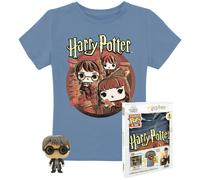 Pop & tee harry potter funko + camiseta trio talla m