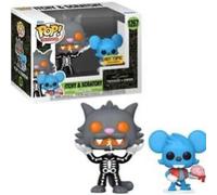Pop! Television: The Simpsons Treehouse of Terror - Itchy & Scratchy #1267 - Paquete de 2 (Hot Topic Exclusive)