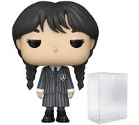 POP TV: [Miércoles] Figura de vinilo de Addams Funko (incluye funda protectora de caja compatible), multicolor, 3.75 pulgadas