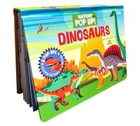 Pop Up Dinosaurs Book for Kids: Explore Jurassic World