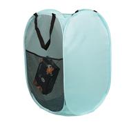 Pop Up Hamper, Bathroom Dirty Cloth Mesh Organizer, 14,17 x 14,17 x 22,83 pulgadas, diseño compacto ligero, cesta plegable portátil con asas para Dorm, Laundry Room, Travel