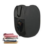 Pop Up Hamper, Bathroom Dirty Cloth Organizer, Portable Hamper with Handles, Side Pocket, Easy to Fold, 14.17x14.17x22.83 inches for Dorm, Laundry Room, Bathroom