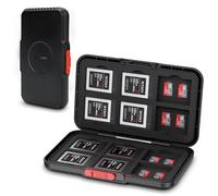 Pop Up Style XQD Cfexpress tipo B funda de tarjeta, 36 ranuras ranura para tarjetas de memoria cartera para 12 tarjetas tipo B XQD y 24 tarjetas micro SD SDXC SDHC TF MSD