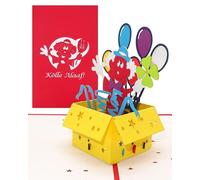 'Pop Up tarjeta "Kölle Alaaf. - Tarjeta payaso Carnaval, 3d tarjeta Colonia Carnaval, divertido tarjeta de Colonia - Colonia Souvenir