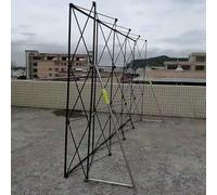Pop Up Telón de Fondo Banner Stand de Exhibición, Estructura Plegable de Tela Tensada para Stand de Exposición con Postes de Soporte, Feria Comercial Fondo Truss Cartel Elevador(3.05x4.55m (10x14.9ft)