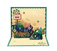 Pop-UP-Thank You Cards for Birthday Greeting Invitation Small Business Exquisite Appreciation Card Gift Decoration Thank You Happy-birthday Greeting Invitation Wedding Day with Envelopes Personalized