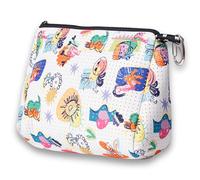 Pop Ups - Bolsa de maquillaje grande con cremallera, de neopreno, lavable a máquina, bolsa organizadora de cosméticos para mujer, Construyendo Futuros Blanco