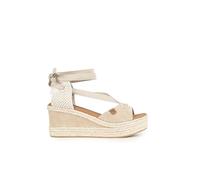 POPA Cuña Baja Valdes Serraje Beige