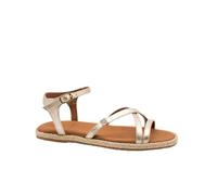 POPA MS18601, Menorquina Plana Cubagua Oro Laminado Mujer, 36 EU
