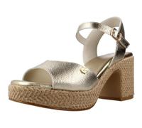 POPA Sandalias de tacón de yute Daira de Piel oro- Tacón Ancho Mujer - Mujer color: oro talla: 40