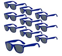 POPAPIE 10 Pezzi Occhiali da Solè Rettangolari Vintage,Polarizzati Occhiali da Sole,Retro Occhiàli da Sole,Moda Eleganti,per Uomo E Donna La Guida all'aperto E i Viaggi Spiaggia