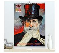 PopArt Bilder berühmter Komponisten (hochwertiger Premium Wandkalender 2026 DIN A2 hoch), Kunstdruck in Hochglanz: Acryl auf Leinwand, gemalt von Rudolf Rox