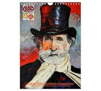 PopArt Bilder berühmter Komponisten (Wandkalender 2026 DIN A4 hoch), CALVENDO Monatskalender: Acryl auf Leinwand, gemalt von Rudolf Rox