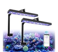PopBloom Hertz54 Luz LED de Acuario Marino, iluminacion acuario reef led acuario 120cm 4ft marine reef coral (kit de brazo)