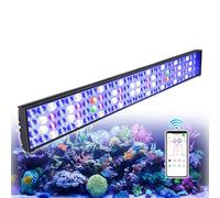 PopBloom Hertz75 Luz LED de Acuario Marino 100W, Iluminación Acuario Marino para 80-100cm arrecife Coral Acuario de Peces (1x H75 luz con kit para colgar)