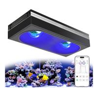 PopBloom RL180 WiFi Luz LED de Acuario Marino, Iluminación Acuario Marino para 80cm arrecife Coral Acuario de Peces,APP supporte l'espagnol
