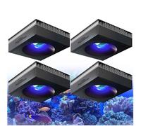 PopBloom RL90 WiFi Luz Led Acuario Marino 100W, Lampara Acuarios Pantalla Led Acuario Coral, Luces para acuarios (4 lámparas con kit para colgar)