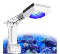 PopBloom RL90 WiFi Luz LED de Acuario Marino 100W, Iluminación Acuario Marino para 40-60cm arrecife Coral Acuario de Pecesc, La APP soporta el español (1 luz con kit de montaje)