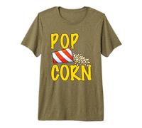 Popcorn Bucket I Love Popcorn Movie Snack Popcorn Amante Camiseta Premium