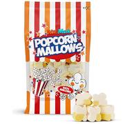 PopCorn Mallows WikiMark - Nubes con Forma de Palomitas y Sabor a Mantequilla - Bolsa de 250 Gr. - Sin Gluten, Sin Alérgenos. 0% Grasa.