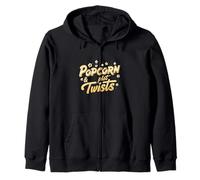 Popcorn & Plot Twists Funny Movie Film TV Show Fan Sudadera con Capucha