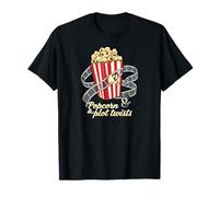 Popcorn & Plot Twists Movie Film Buff Cinema Fan Camiseta