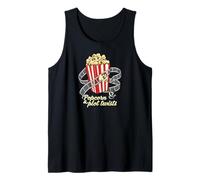 Popcorn & Plot Twists Movie Film Buff Cinema Fan Camiseta sin Mangas