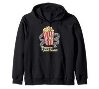Popcorn & Plot Twists Movie Film Buff Cinema Fan Sudadera con Capucha