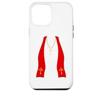 Pope Costume Shirt Lazy Priest Halloween Costume Pope Carcasa para iPhone 12 Pro MAX
