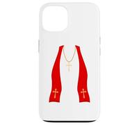 Pope Costume Shirt Lazy Priest Halloween Costume Pope Carcasa para iPhone 13