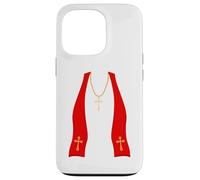 Pope Costume Shirt Lazy Priest Halloween Costume Pope Carcasa para iPhone 13 Pro