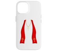 Pope Costume Shirt Lazy Priest Halloween Costume Pope Carcasa para iPhone 14