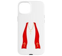 Pope Costume Shirt Lazy Priest Halloween Costume Pope Carcasa para iPhone 15 Plus