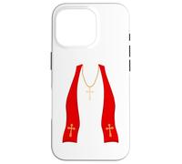 Pope Costume Shirt Lazy Priest Halloween Costume Pope Carcasa para iPhone 16 Pro