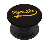 Pope Leo 14 Diseño clásico de béisbol PopSockets PopGrip Adhesivo