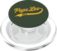 Pope Leo 14 Diseño clásico de béisbol PopSockets PopGrip para MagSafe
