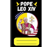 Pope Leo XIV notebook, Habemus Papam, Catholic, Pope Leo XIV softcover notebook, 120 line pages