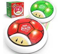 POPERFUN Balon Futbol Flotante con Luces LED Brillantes, Juegos Balón de Fútbol Levitante Interior Exterior, Juguetes de Fútbol para Niños y Niñas 3-12,Hover Soccer Ball Regalo Cumpleaños Navidad
