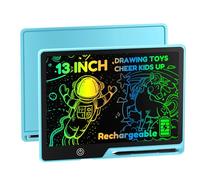 POPERFUN Pizarra Magnetica Infantil 13 Pulgadas Recargable,Tableta Escritura Niños Multicolor, Tablet Dibujo Niños Proteger la Vista,Adecuado para Niños de 2-10 Años Cumpleaños