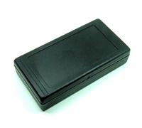 POPESQ® - 1 Piezas x Caja 120x68x28mm con 4 Patas Negro Plastico / 1 pcs. x Enclosure 120x68x28mm with 4 Legs Black Plastic #A44