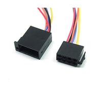POPESQ 1 unidad. x Conector hembra con conector macho cable 6 mm 5 vías 15 cm ISO #A295
