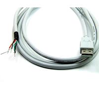 POPESQ 1 unidad. x USB 2.0 Cable USB A Conector macho Cable 24AWG 3m Blinde #A4086