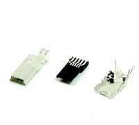 POPESQ® 1 unidad. x USB conector macho USB Mini para soldar #A5837