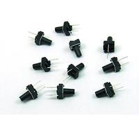 POPESQ® - 10 Piezas/pcs. x Interruptor táctil/Tact Switch 9,5mm Reset compatible con Arduino PCB #A208